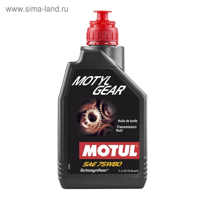 Трансмиссионное масло Motul MOTYLGEAR 75W80, 1 л 105782 motul трансмиссионное масло motul gear 300 75w 90 1 л