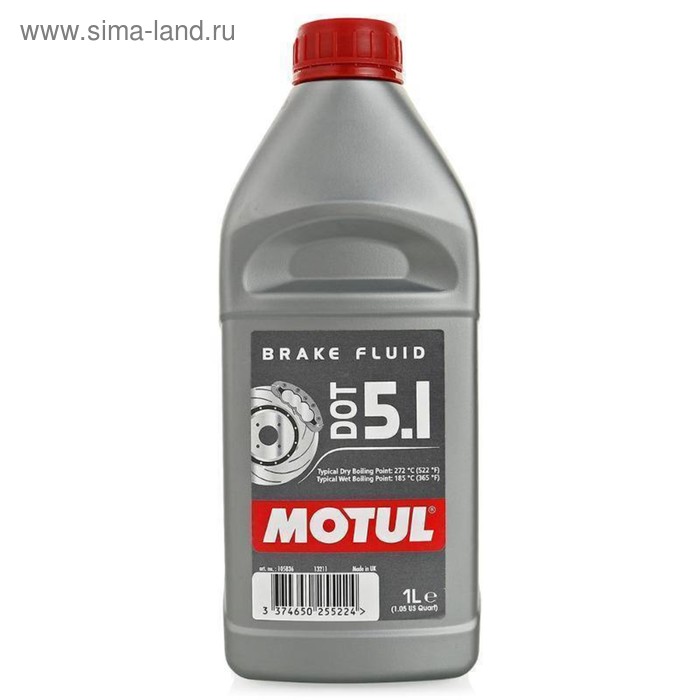 Тормозная жидкость Motul DOT 5.1, 1 л 105836 тормозная жидкость liquimoly bremsflussigkeit dot 4 1 л