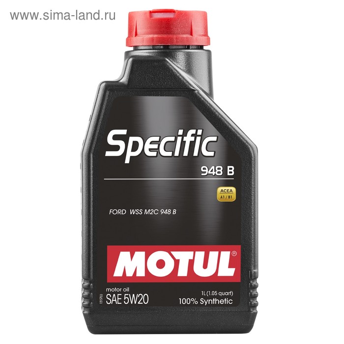 фото Масло моторное motul specific 948b 5w20, 1 л 106317