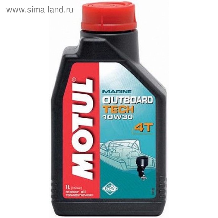 Масло моторное Motul OUTBOARD TECH 4T 10W30 1 л 106453 1740₽