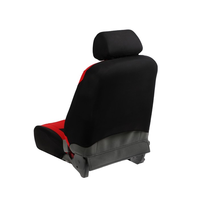 Авточехлы на сиденья TORSO Premium универсальные, 8 предметов, чёрно-красный AV-23