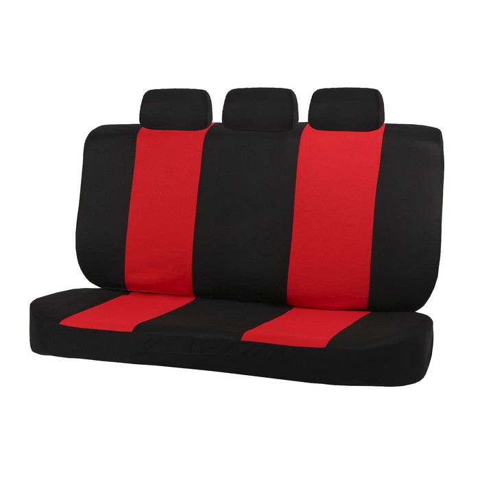 Авточехлы на сиденья TORSO Premium универсальные, 9 предметов, чёрно-красный AV-28