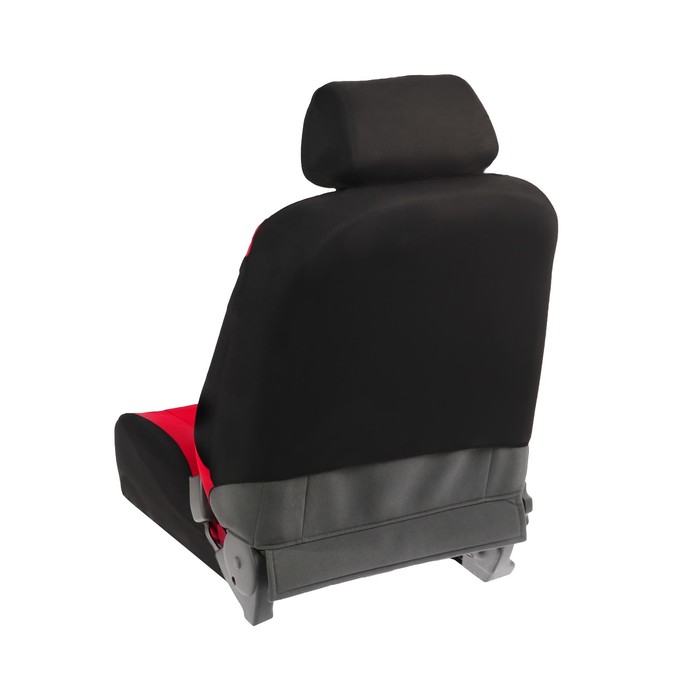 Авточехлы на сиденья TORSO Premium универсальные, 9 предметов, чёрно-красный AV-33
