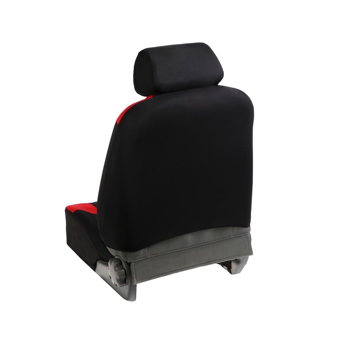 Авточехлы на сиденья TORSO Premium универсальные, 9 предметов, чёрно-красный AV-35