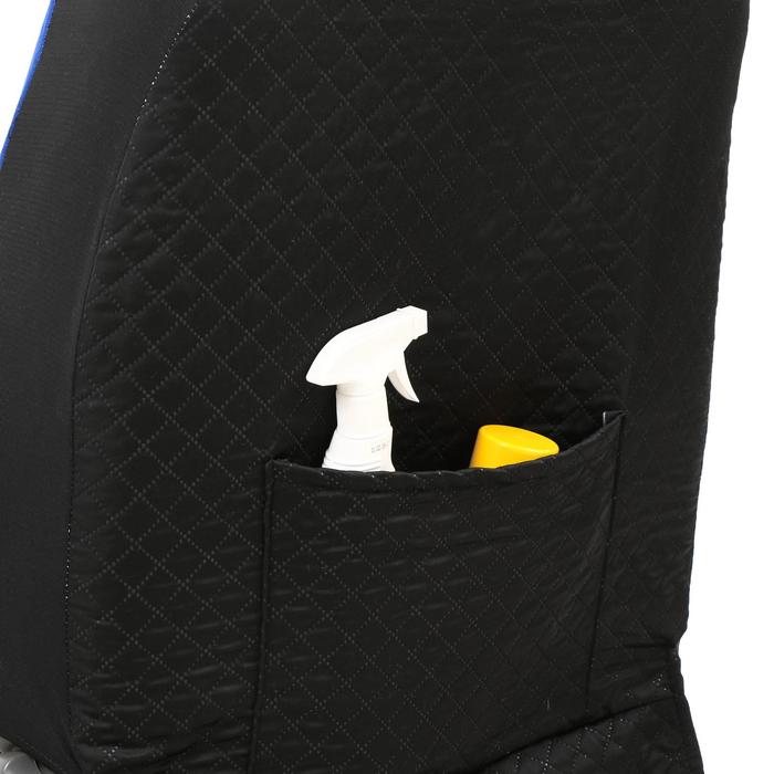 Авточехлы на сиденья TORSO Premium универсальные, 9 предметов, чёрно-серый AV-37