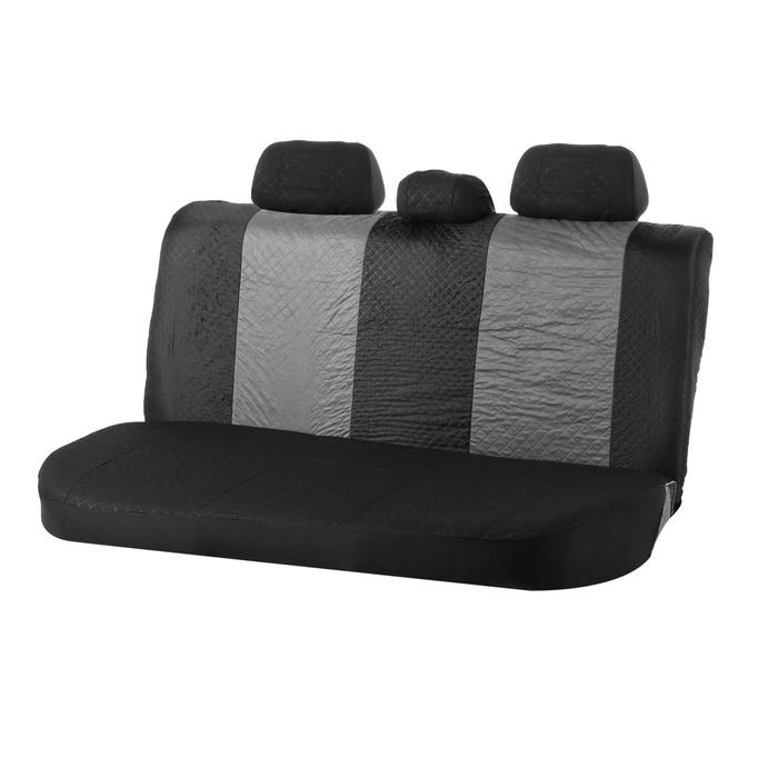 Авточехлы на сиденья TORSO Premium универсальные, 9 предметов, чёрно-серый AV-37
