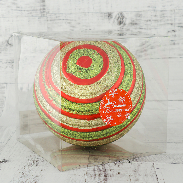 Шар пластик d-15 см "Сюита"