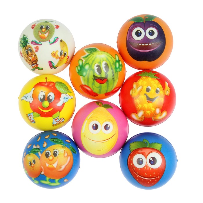 Мялка сквиши "Ягодка", виды МИКС