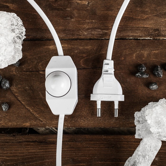 Светильник соляной "Домик с совушками" цельный кристалл