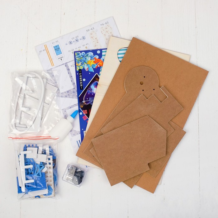 Интерьерный домик - миниатюра, своими руками "Дом серферов" со светом