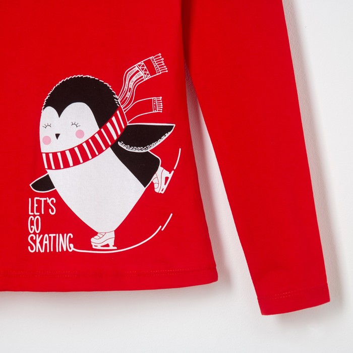 Джемпер женский KAFTAN "Скандинавия" красн., р-р 48-50, 100% хл