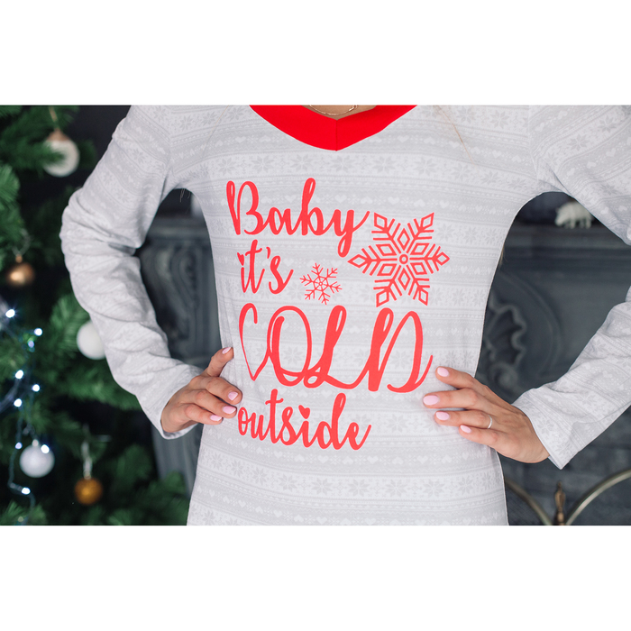 Платье женское KAFTAN "Скандинавия", сер., р-р 48-50, 100% хл