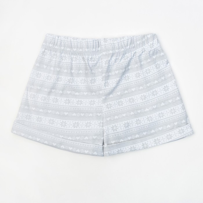 Шорты женские KAFTAN "Скандинавия", сер., р-р 48-50, 100% хл