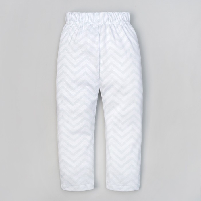 Пижама (брюки и джемпер) "Дино", белый, р.32 (110-116 см)