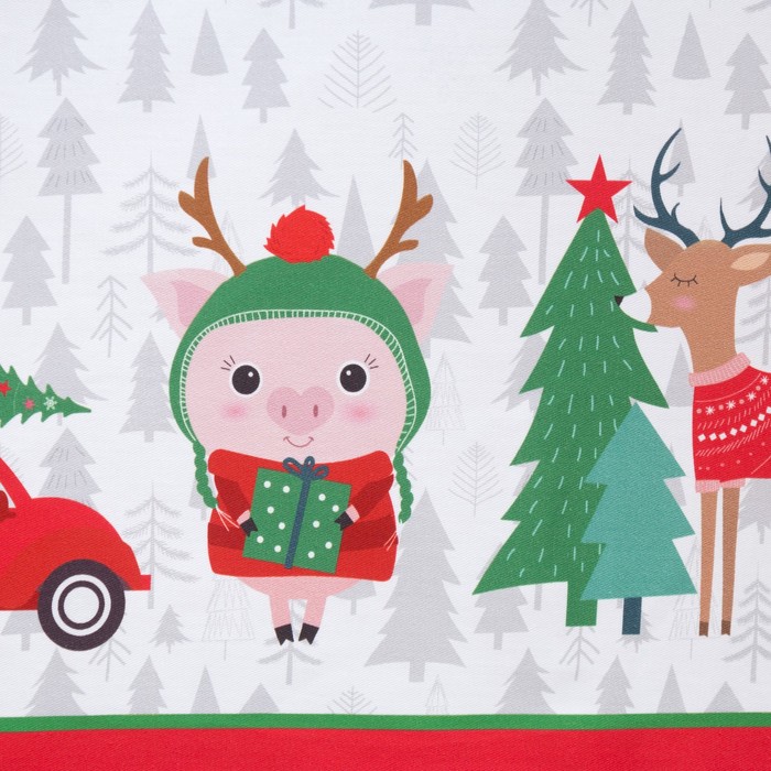 Скатерть "Этель" Сказка в Новый год 180х148 см, 100% хл, саржа 190 гр/м2