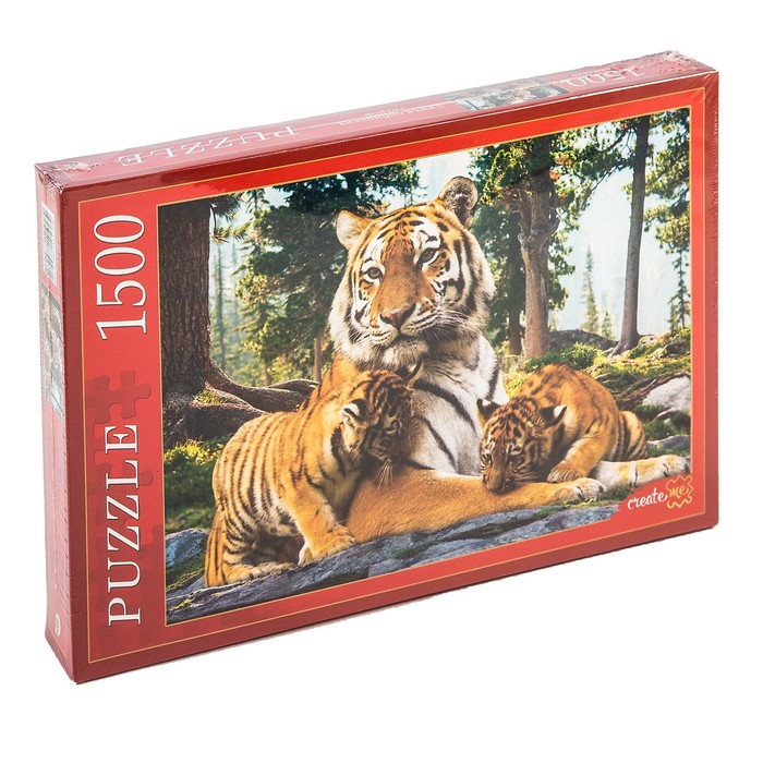 Пазл 1500 эл. "Семья сибирских тигров" ГИ1500-8448