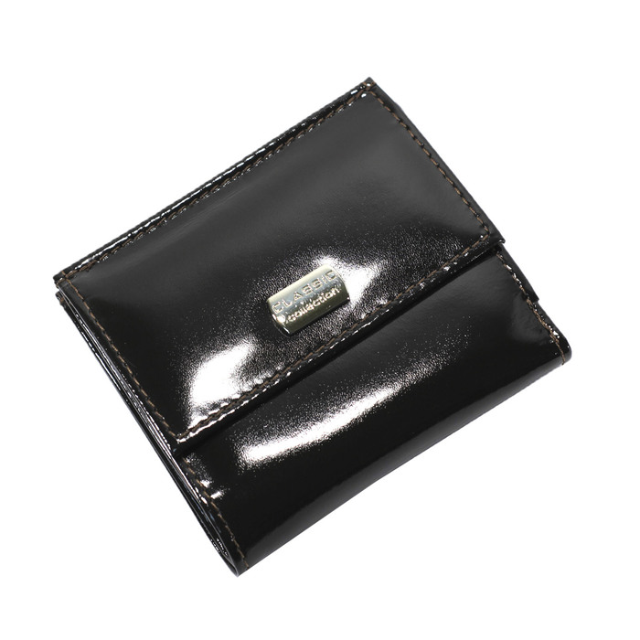 Кошелёк женский, размер 10,3х2,5 см, цвет коричневый гладкий