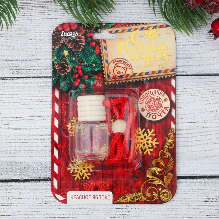 Ароматизатор подвесной "С Новым годом" яблоко, 5 мл
