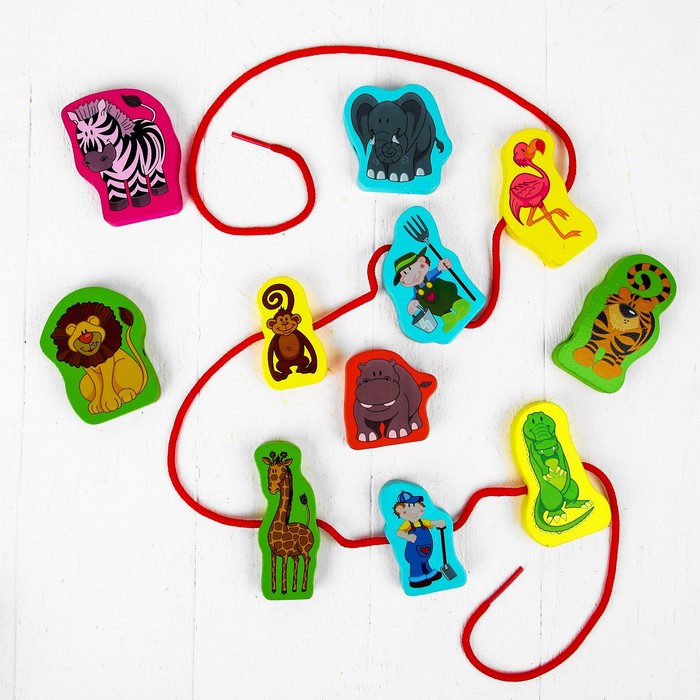 Шнуровка "Веселый зоопарк"