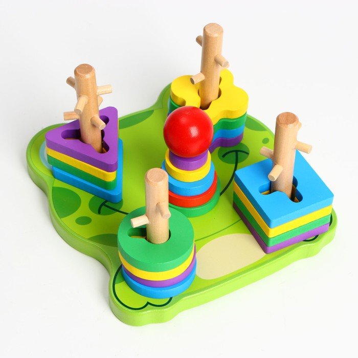 Пирамидка логическая "Лягушка"