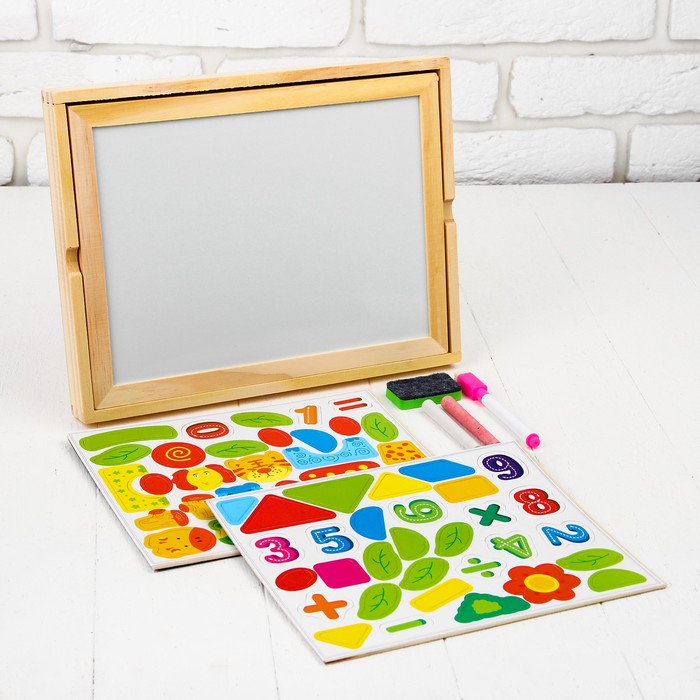 Магнитный конструктор в коробке "Играем и считаем"