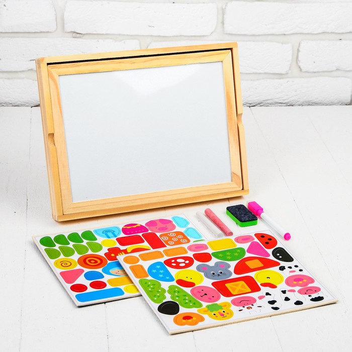 Магнитный конструктор в коробке "Детки"