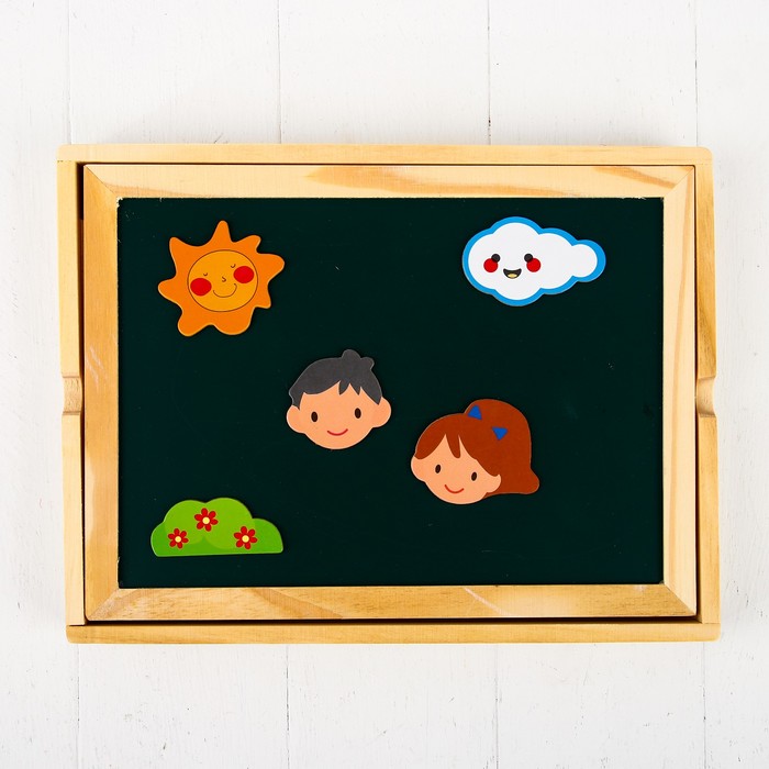 Магнитный конструктор в коробке "Зверята в лесу"