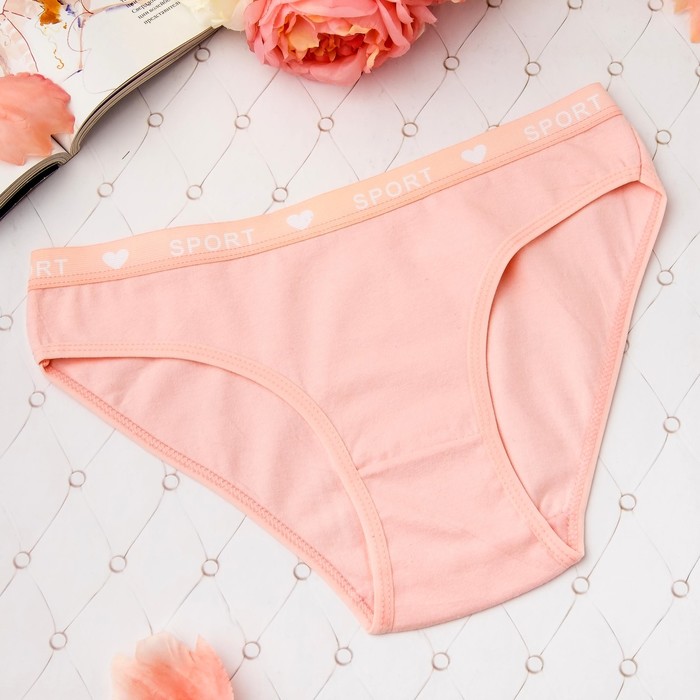 Трусы женские слипы Collorista (спорт), размер 44-46 (XXXL), цвет персиковый