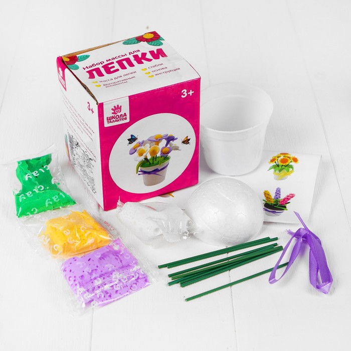 Набор массы для лепки "Цветочки" инструкция