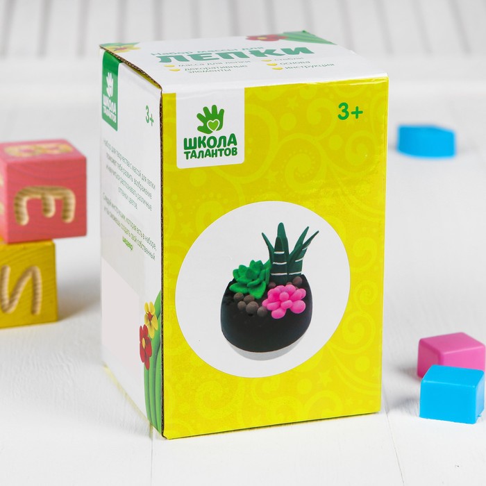 Набор массы для лепки "Кактус №1" инструкция