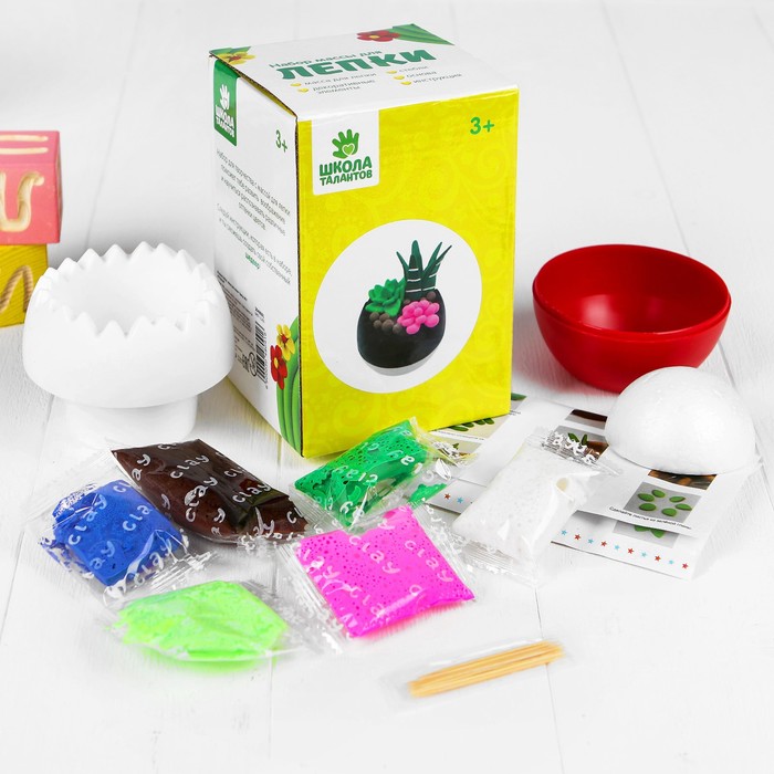 Набор массы для лепки "Кактус №1" инструкция