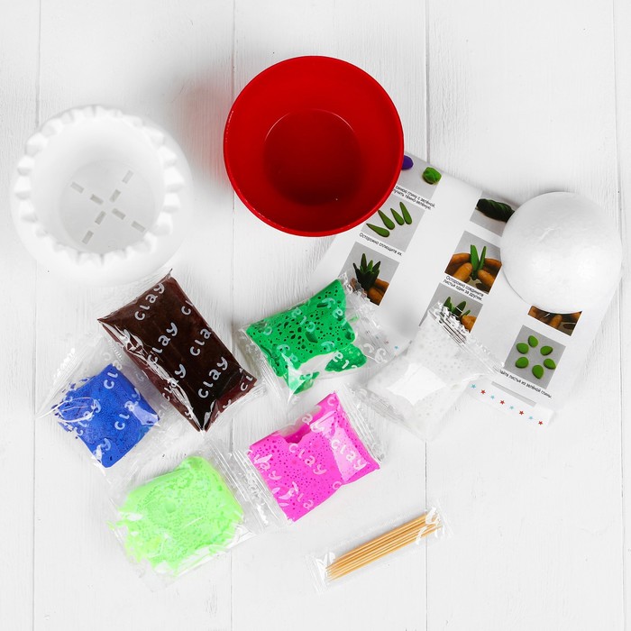 Набор массы для лепки "Кактус №1" инструкция