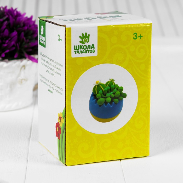 Набор массы для лепки "Кактус №2" инструкция