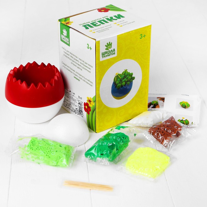 Набор массы для лепки "Кактус №2" инструкция