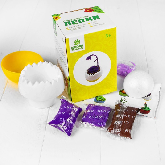 Набор массы для лепки "Кактус №3" инструкция