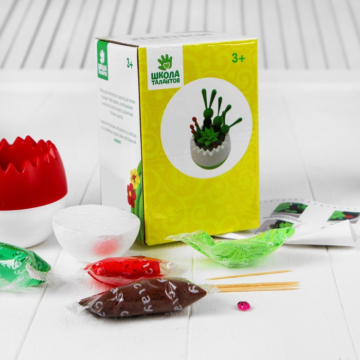 Набор массы для лепки "Кактус №4" инструкция