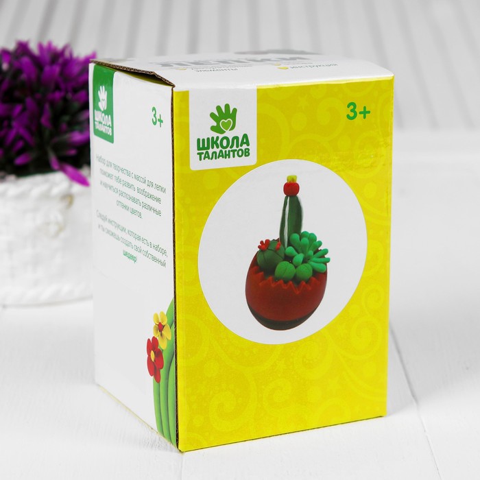 Набор массы для лепки "Кактус №5" инструкция