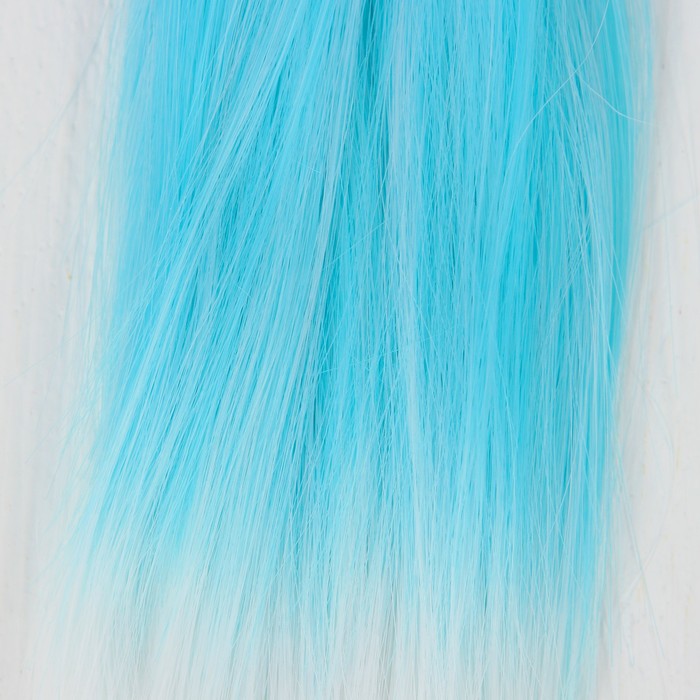 Волосы - тресс для кукол "Прямые" длина волос 20 см, ширина 100 см, №LSA006