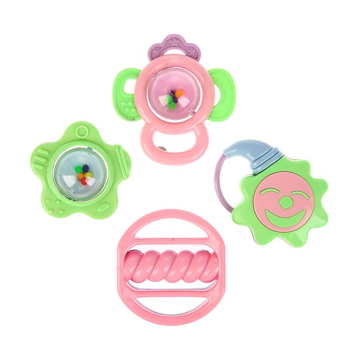 Набор погремушек, 4 шт.