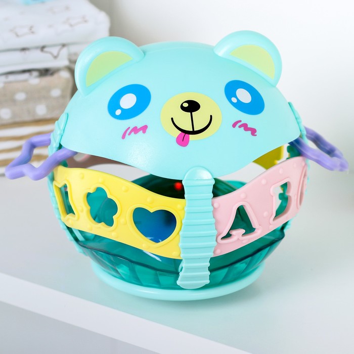 Погремушка «Круглый кот музыкальный»