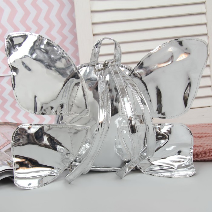 Рюкзак детский "Лети к мечте" с крыльями 18*22см