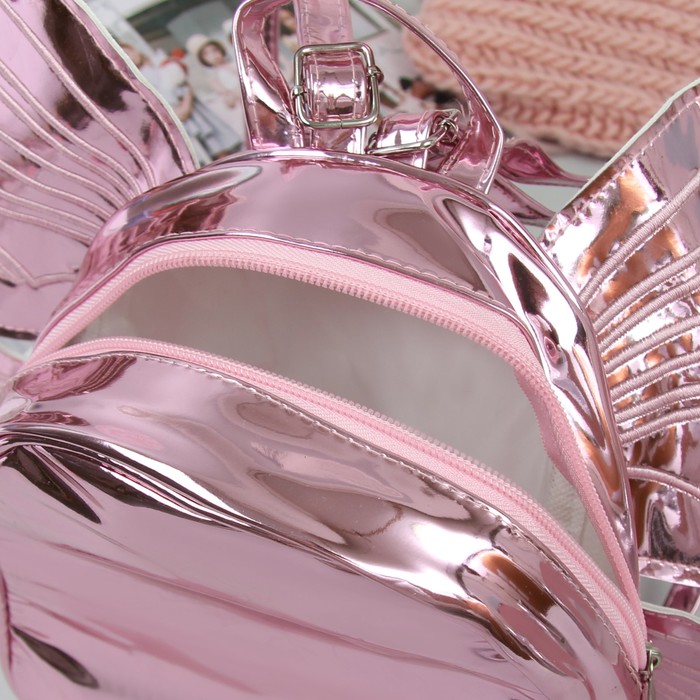 Рюкзак детский "Лети к мечте" с крыльями 18*22см