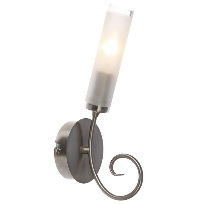 Бра "Алма" 1x60Вт E14 хром 10х14,5х27,5см.