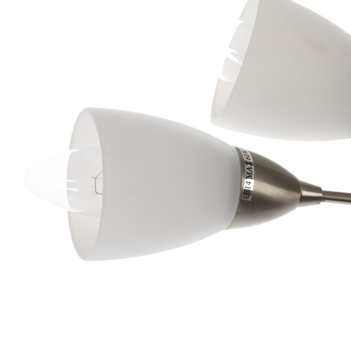 Бра "Лайма" 2x60Вт E14 хром 36х15х36см.