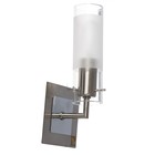 Бра "Алма" 1x60Вт E14 хром 10х11,5х23см.