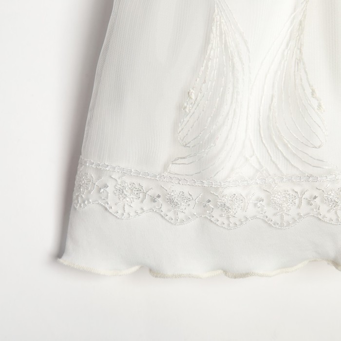 Набор Крошка Я: платье с коротким руковом на резинке и повязка, 62-68 см (р-р 24), белый