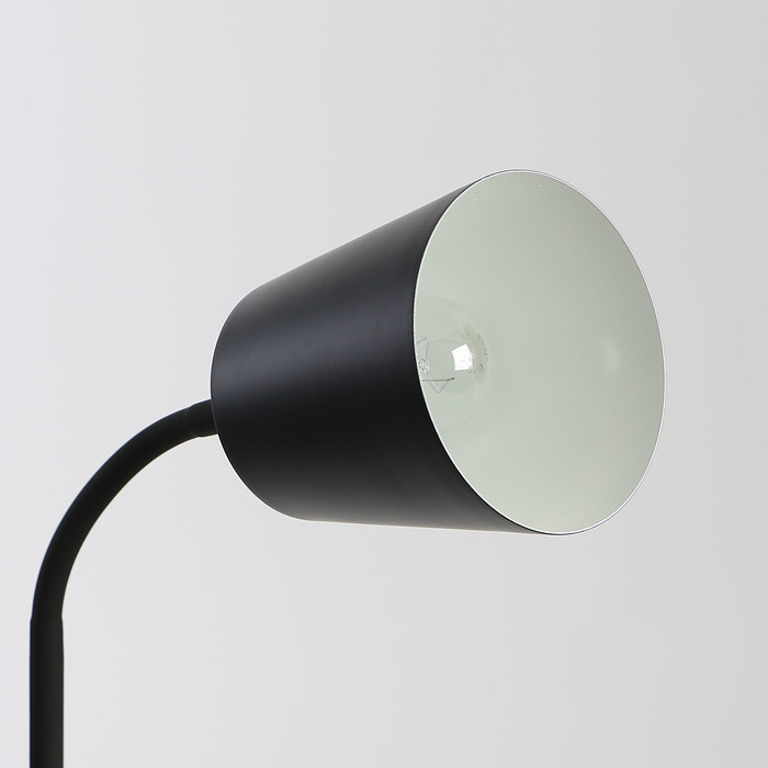 Торшер напольный телескопический "Эко-стиль" Е27 60W чёрный гибкие рожки 177х22х22 см