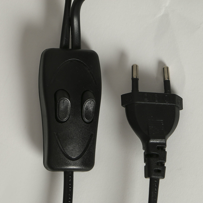 Торшер напольный телескопический "Эко-стиль" Е27 60W чёрный гибкие рожки 177х22х22 см