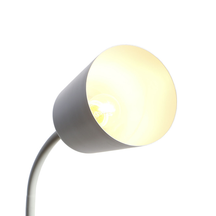 Торшер напольный телескопический "Эко-стиль" Е27 60W белый гибкие рожки 177х22х22 см