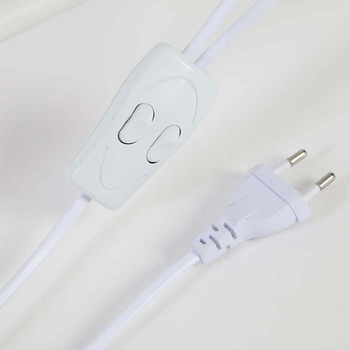 Торшер напольный телескопический "Эко-стиль" Е27 60W белый гибкие рожки 177х22х22 см